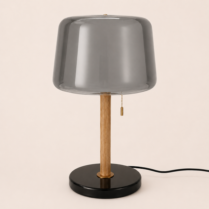 Cream Table Lamp - Nordic French Bedside Lamp - 30x50cm