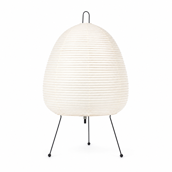 Rice Paper Table Lamp - Japanese Akari Tripod Lamp