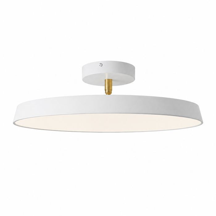 Circular LED Chandelier - Minimalist Ring Ceiling Light - 23 cm