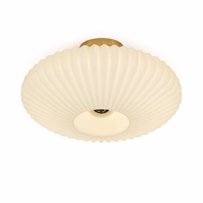 Nordic Glass Ceiling Light - Retro Flush Mount Light
