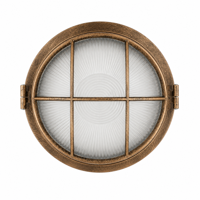 Outdoor Ceiling Light - Vintage Glass Porch Lantern