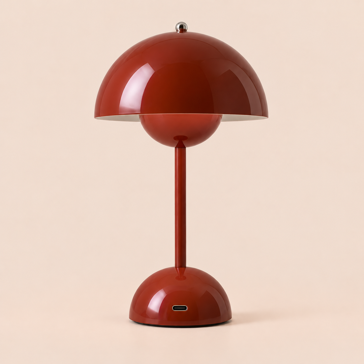Mushroom Table Lamp 30cm - Cordless Rechargeable Touch Bedside Light