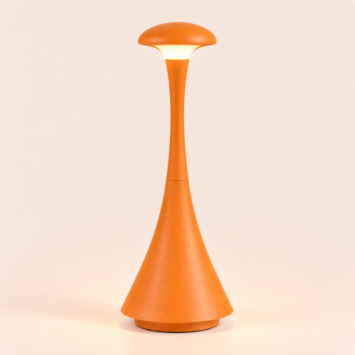 Acrylic Mushroom Table Lamp 26.5cm - Rechargeable Touch Bedside Light