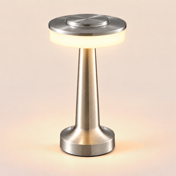 Rechargeable Bar Table Lamp - Cordless Touch Dimmable Restaurant Light