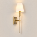 Fabric Wall Light 54cm - Classic Rod Bedside Sconce