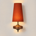 Fabric Wall Light - Carved Wood Nordic Bedside & Kitchen Sconce