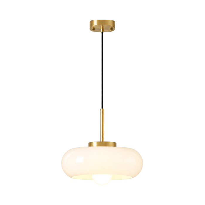 Glass Pendant Light 28cm - Retro Kitchen Island & Dining Light