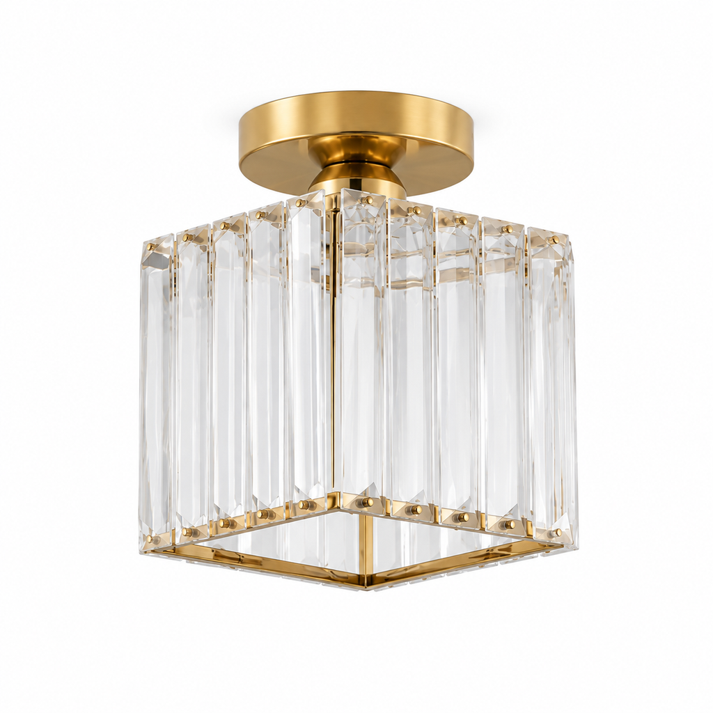 Crystal Ceiling Light - Corridor Flush Light