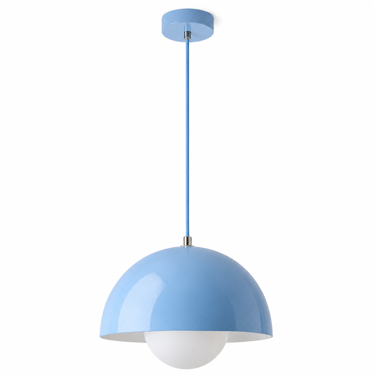 Creative Pendant Light - Colourful 23cm Bedroom Ceiling Light