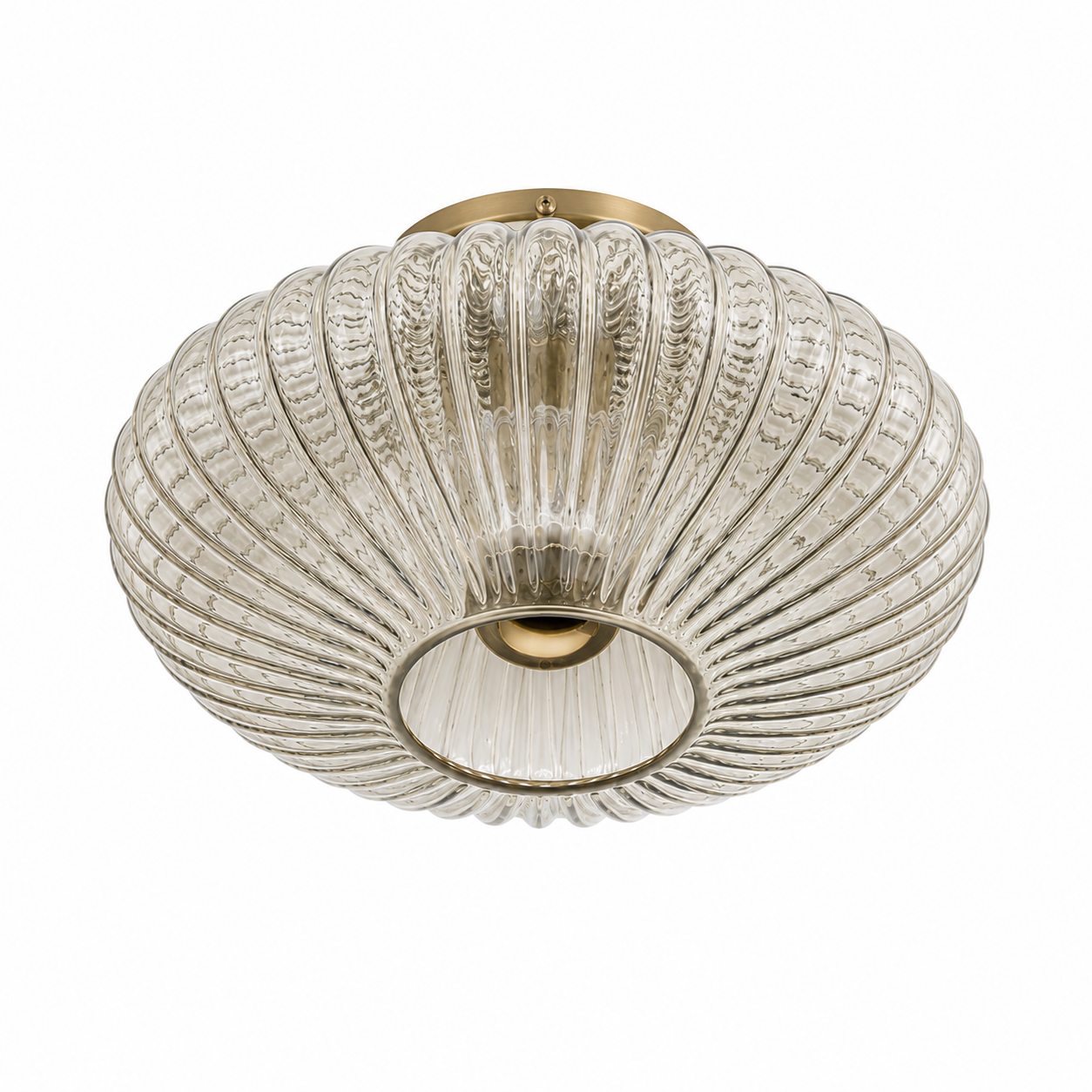 Nordic Glass Ceiling Light - Retro Flush Mount Light