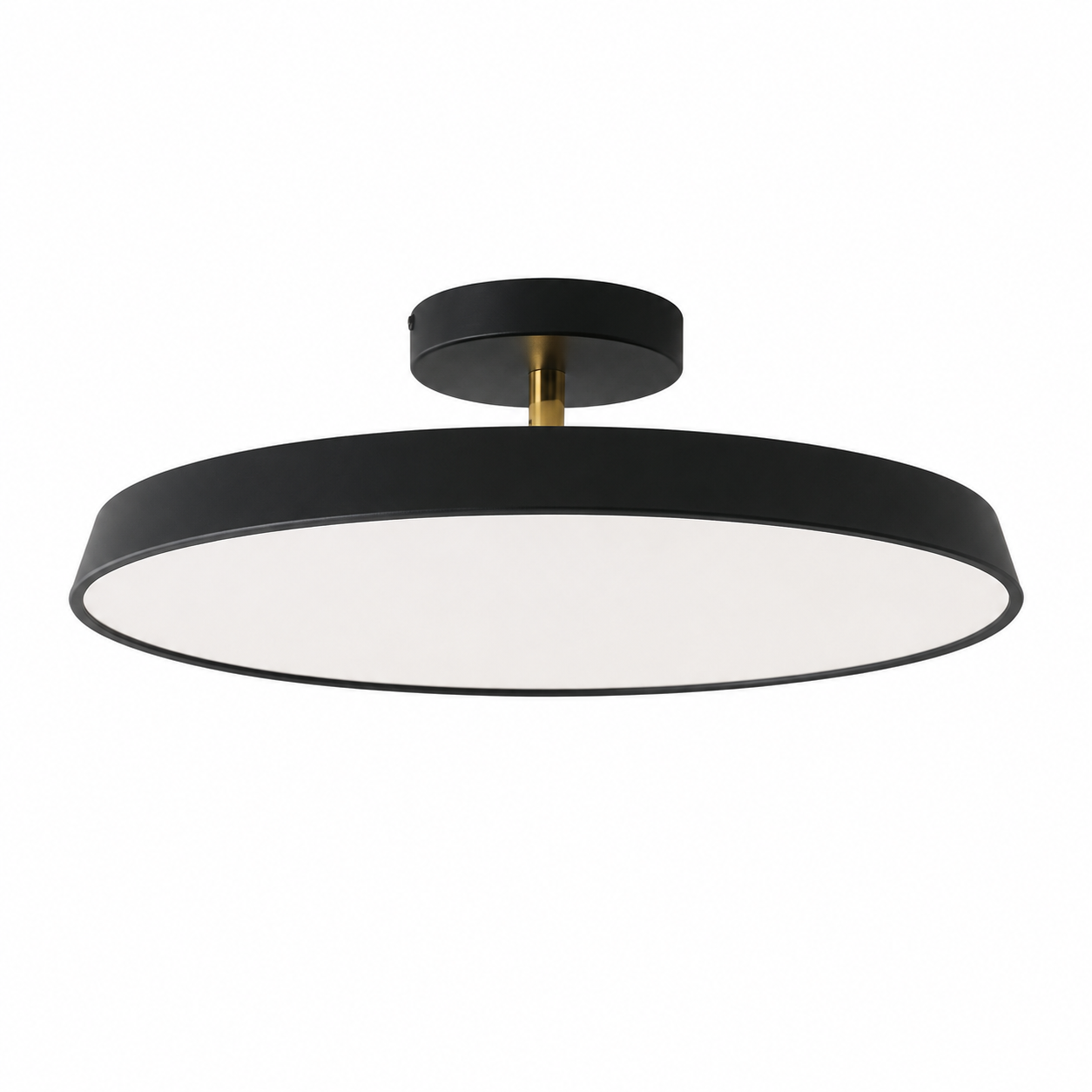 Circular LED Chandelier - Minimalist Ring Ceiling Light - 23 cm