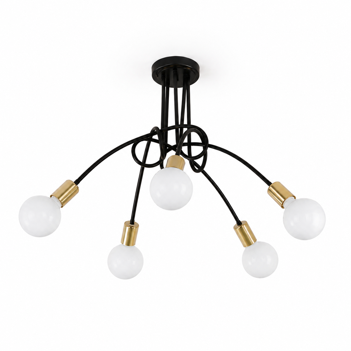 LED Chandelier - Modern 5-Light Living Room Ceiling Light