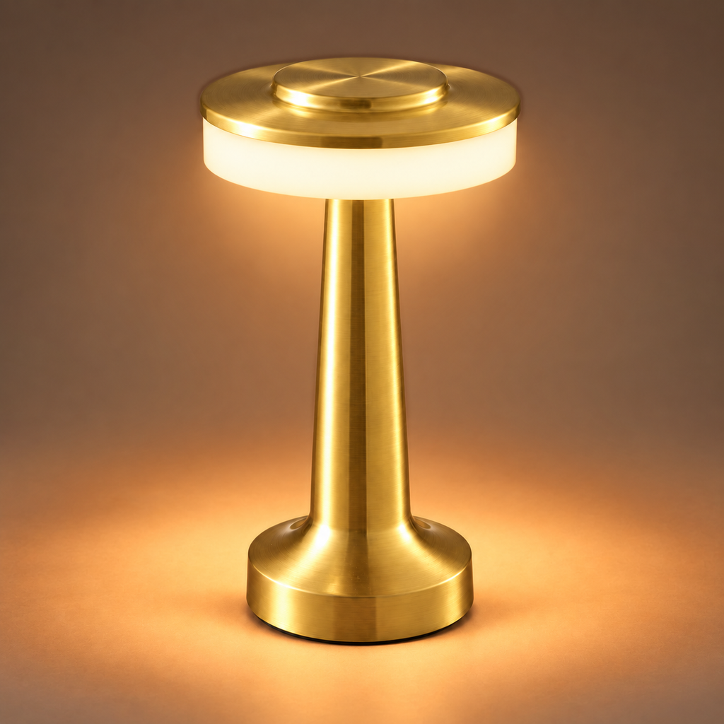 Rechargeable Bar Table Lamp - Cordless Touch Dimmable Restaurant Light