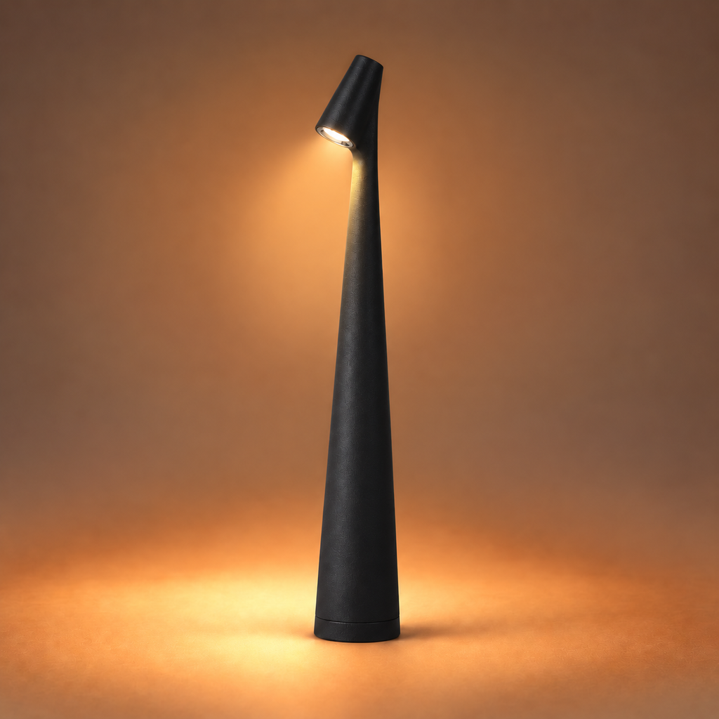 Slim Table Lamp 35cm - USB Rechargeable Cordless Touch Bedside Light