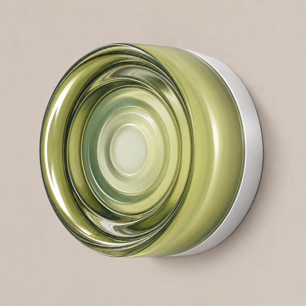 Round LED Wall Light 13.5cm - Acrylic Disc Hallway & Bedside Sconce