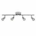 LED Ceiling Spotlight - Foldable 4-Head Bar