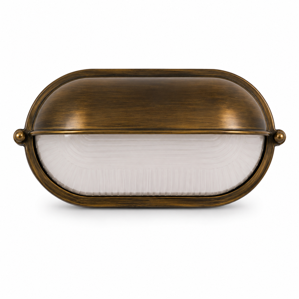 Outdoor Wall Light - French Retro Courtyard Lantern Oval Style