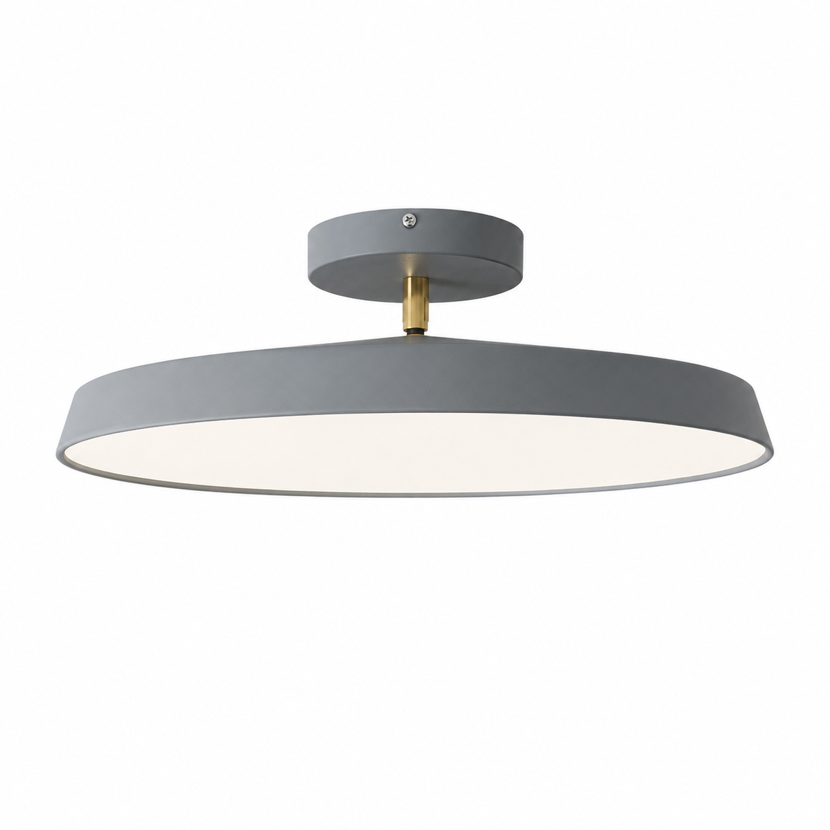 Circular LED Chandelier - Minimalist Ring Ceiling Light - 23 cm