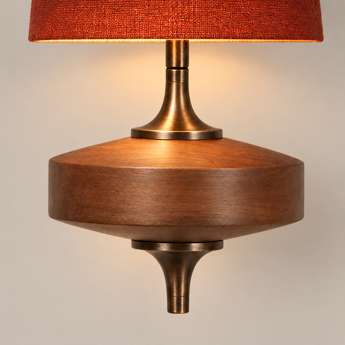Fabric Wall Light - Carved Wood Nordic Bedside & Kitchen Sconce