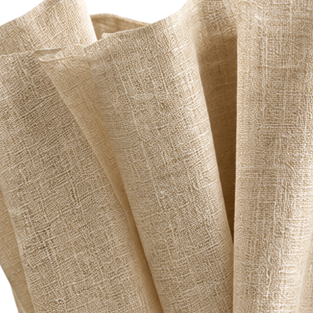 Wabi Sabi Pendant Light - Pleated Linen Japandi Ceiling Lamp for Bedroom & Study, E27 Warm White