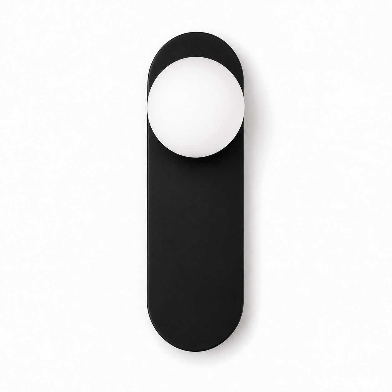 Oval Plate Wall Light - Globe LED Sconce