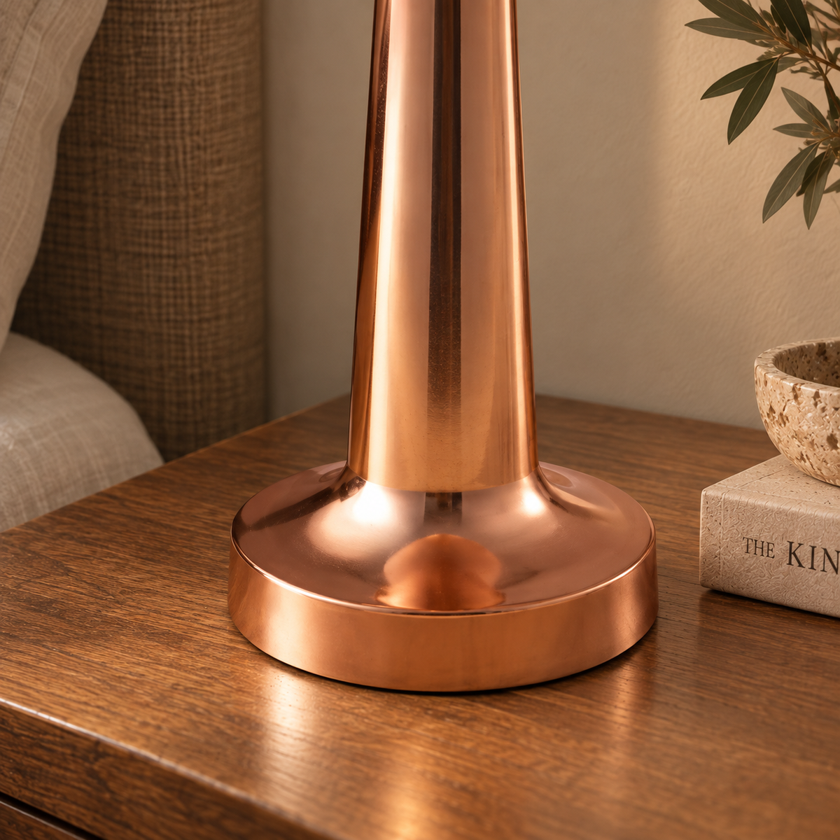 Rechargeable Bar Table Lamp - Cordless Touch Dimmable Restaurant Light