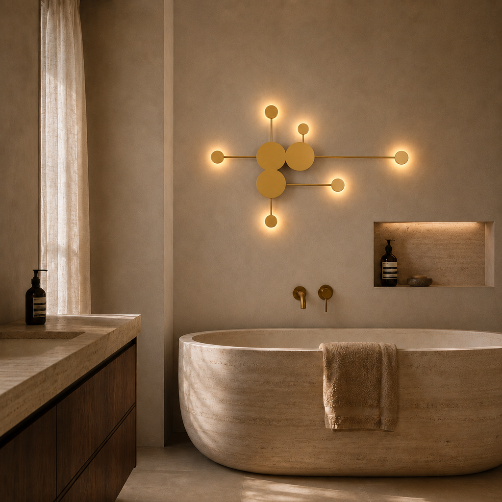LED Wall Light - 6 Heads - Modern Molecular Sconce