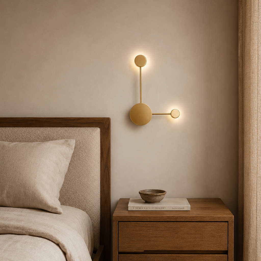 LED Wall Light - 2 Heads - Modern Molecular Sconce