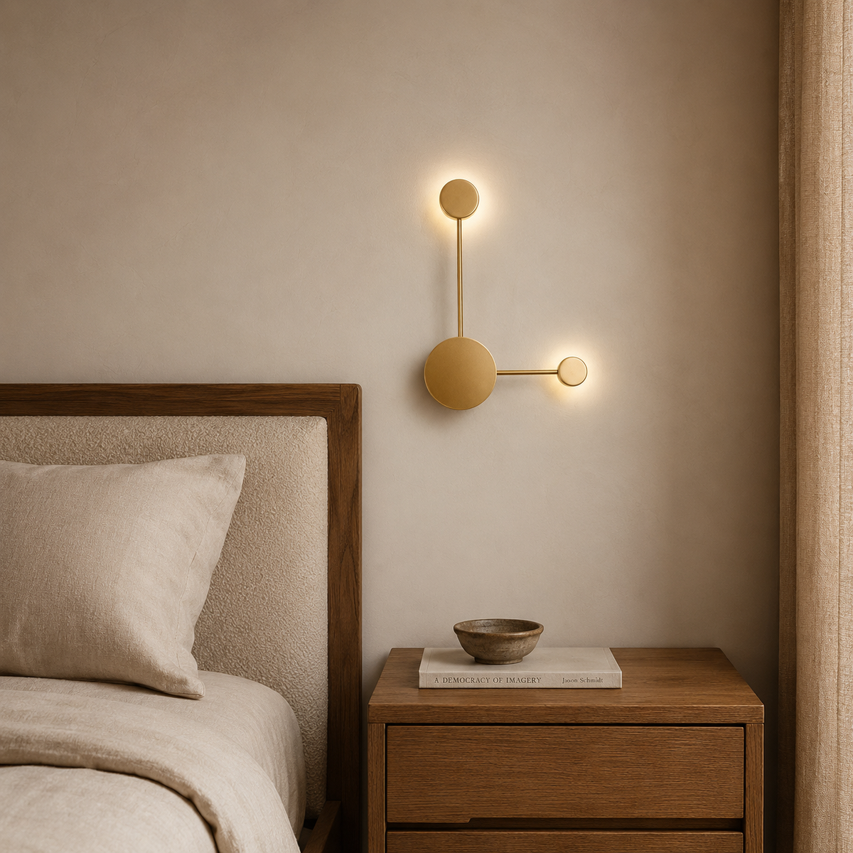 LED Wall Light - 2 Heads - Modern Molecular Sconce
