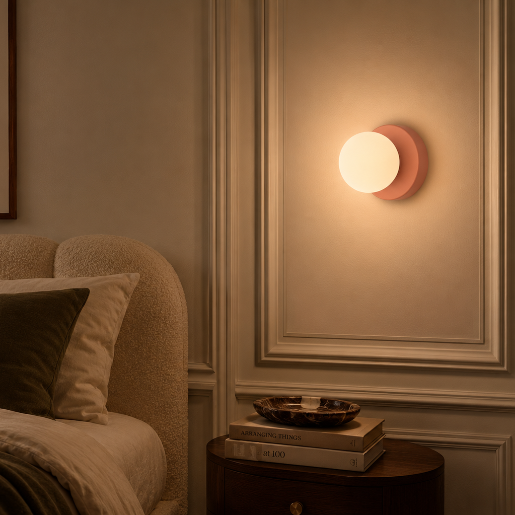 Macaron Wall Light - Colourful Ball Sconce