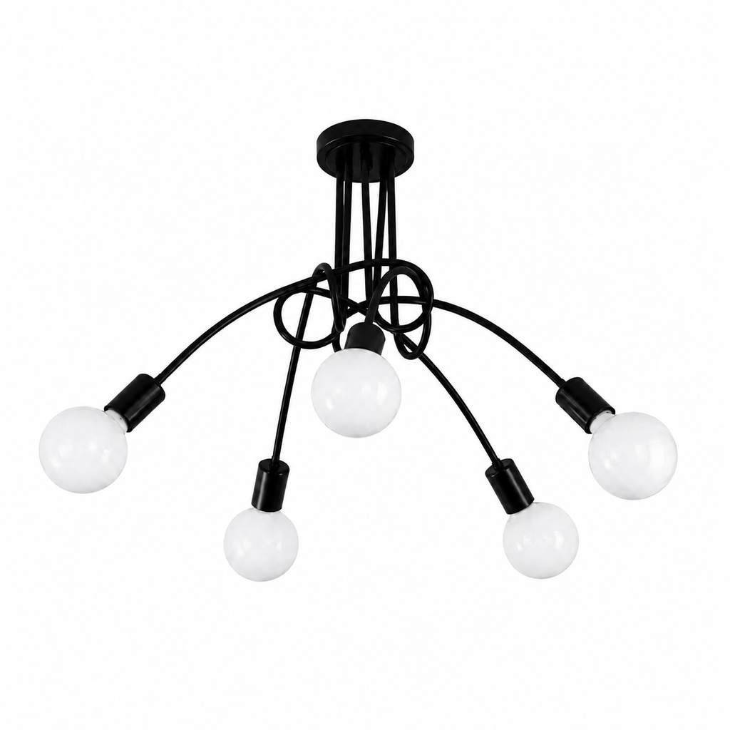 LED Chandelier - Modern 5-Light Living Room Ceiling Light