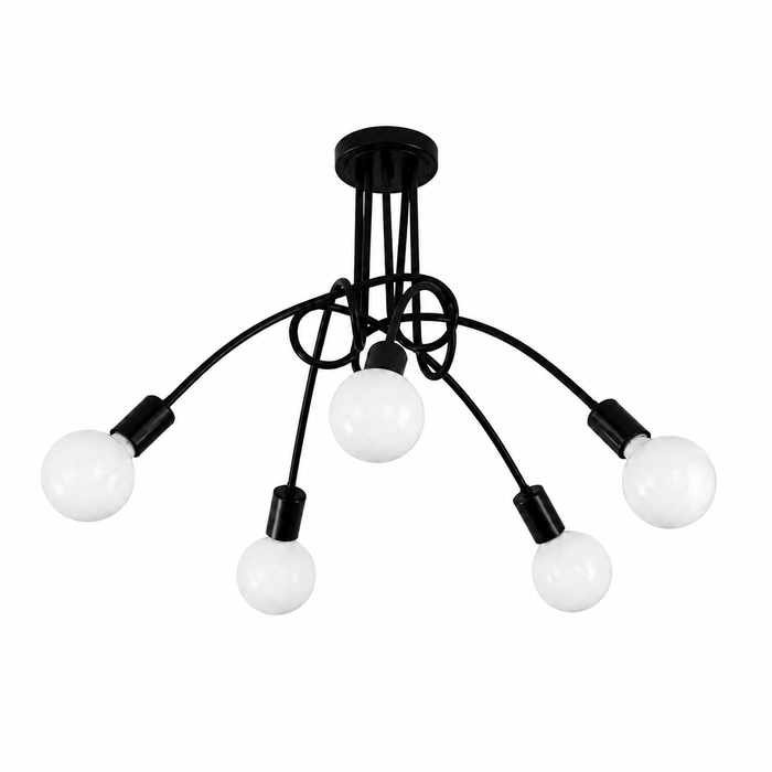 LED Chandelier - Modern 5-Light Living Room Ceiling Light