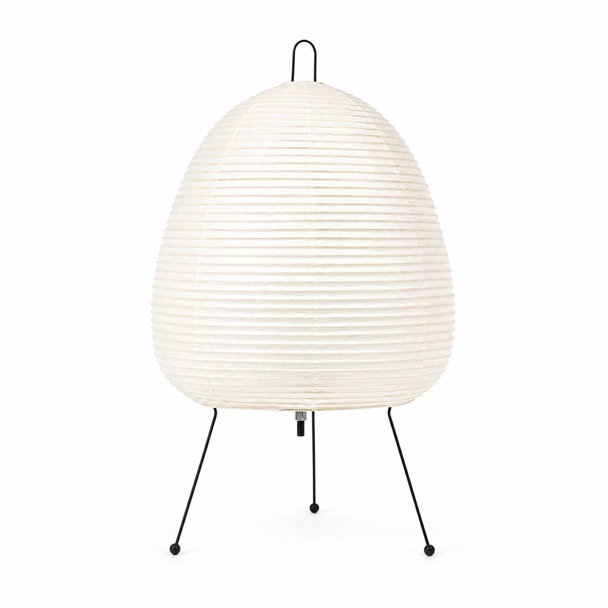 Rice Paper Table Lamp - Japanese Akari Tripod Lamp