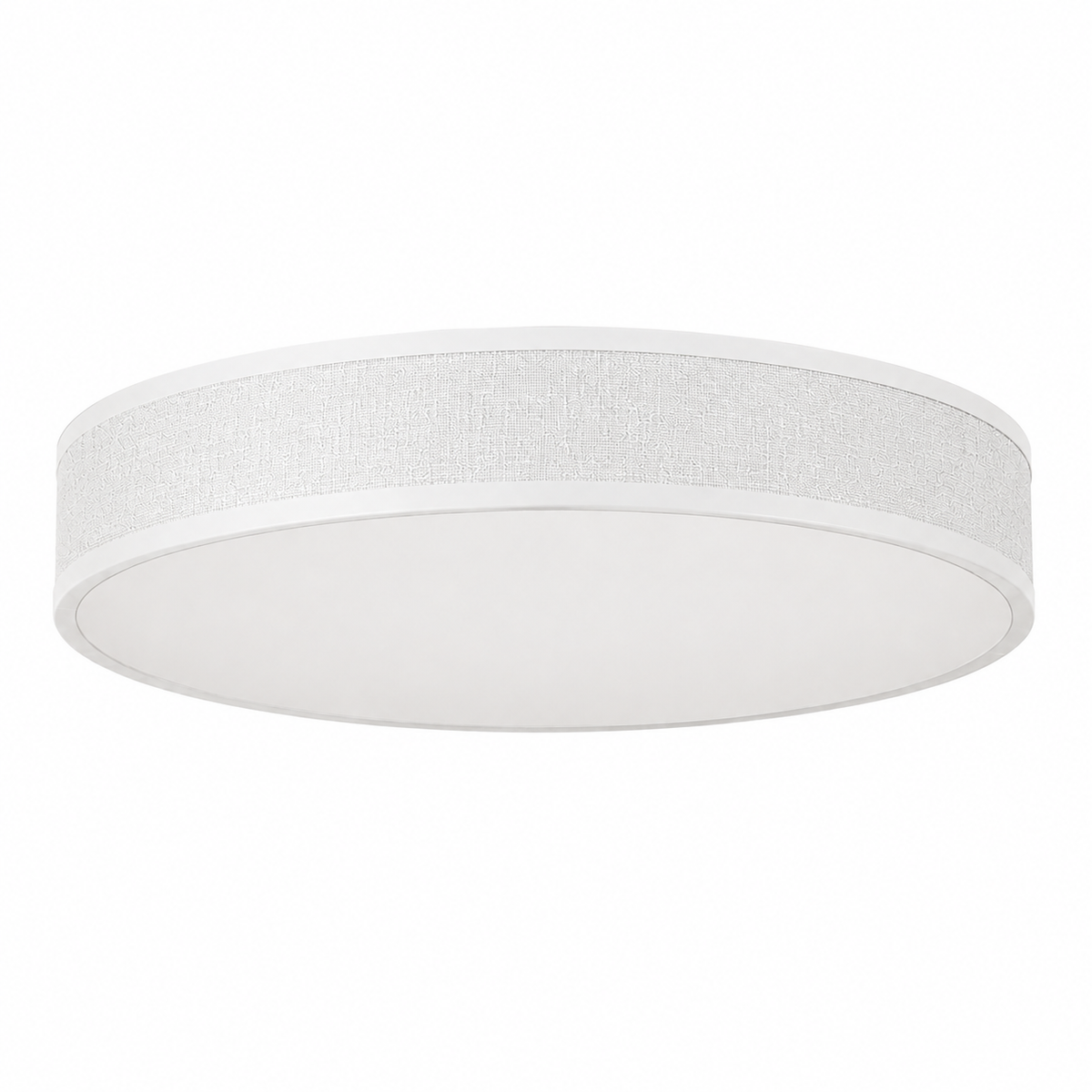 Fabric Ceiling Light - Round Drum Shade - 30cm