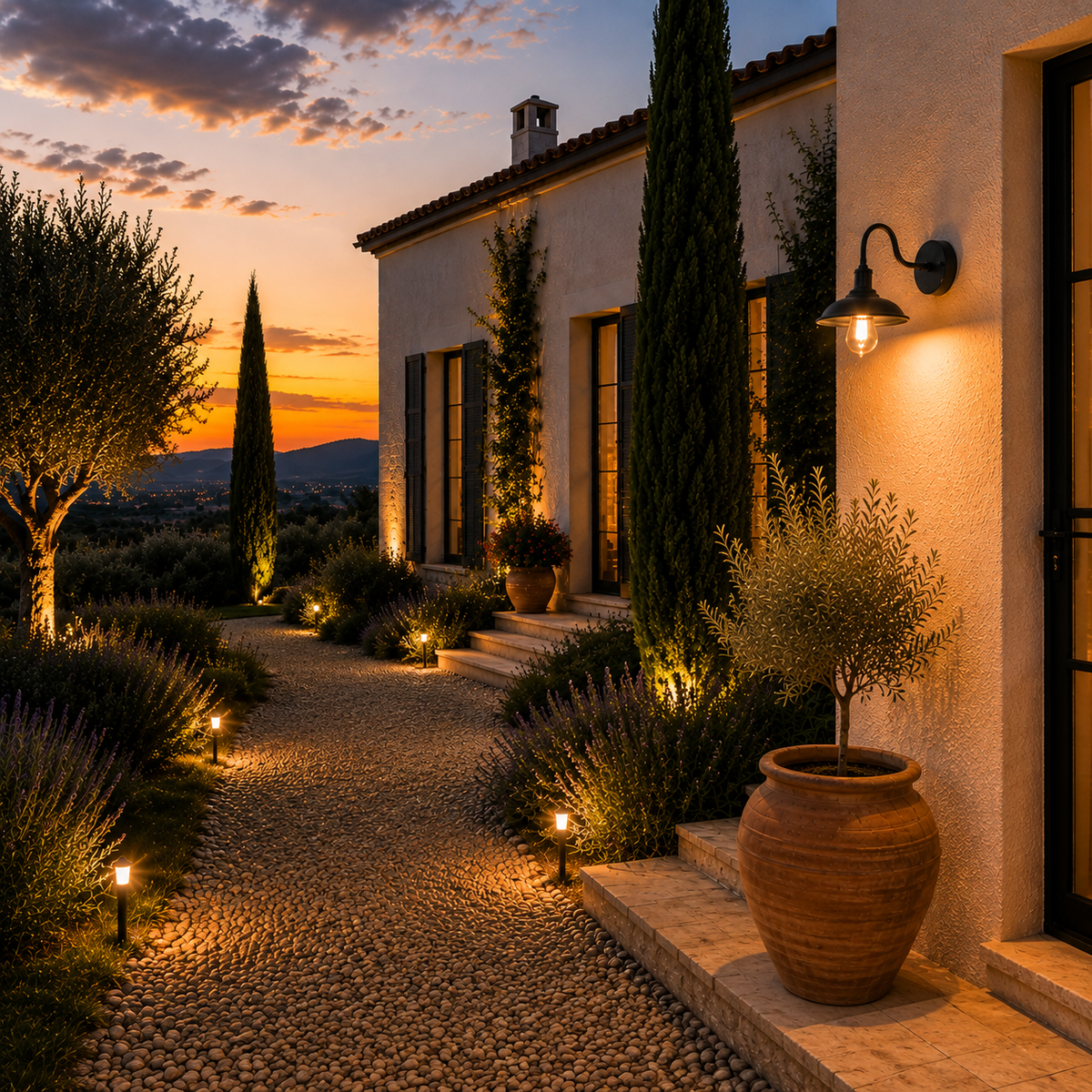 Outdoor Wall Light - Vintage Industrial Courtyard Lantern