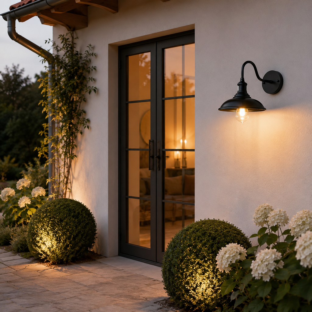 Outdoor Wall Light - Vintage Industrial Courtyard Lantern