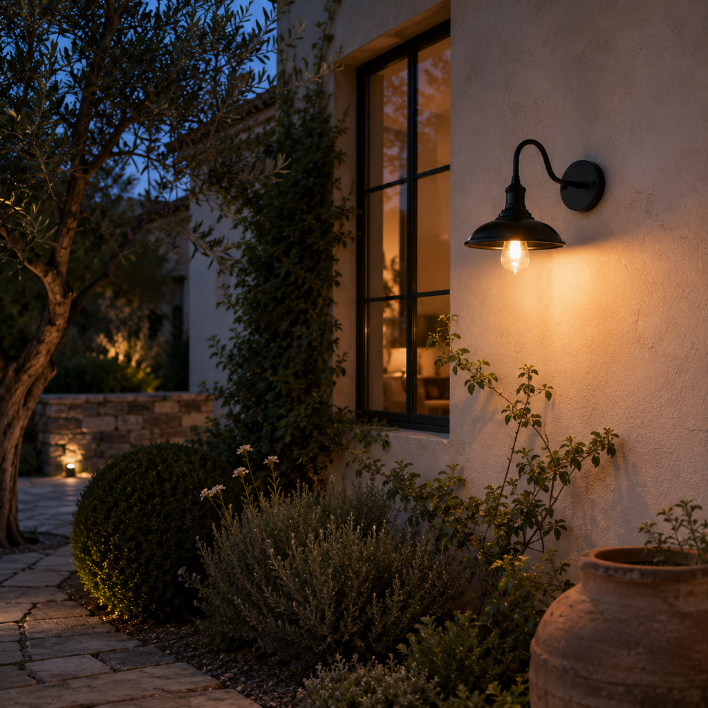Outdoor Wall Light - Vintage Industrial Courtyard Lantern