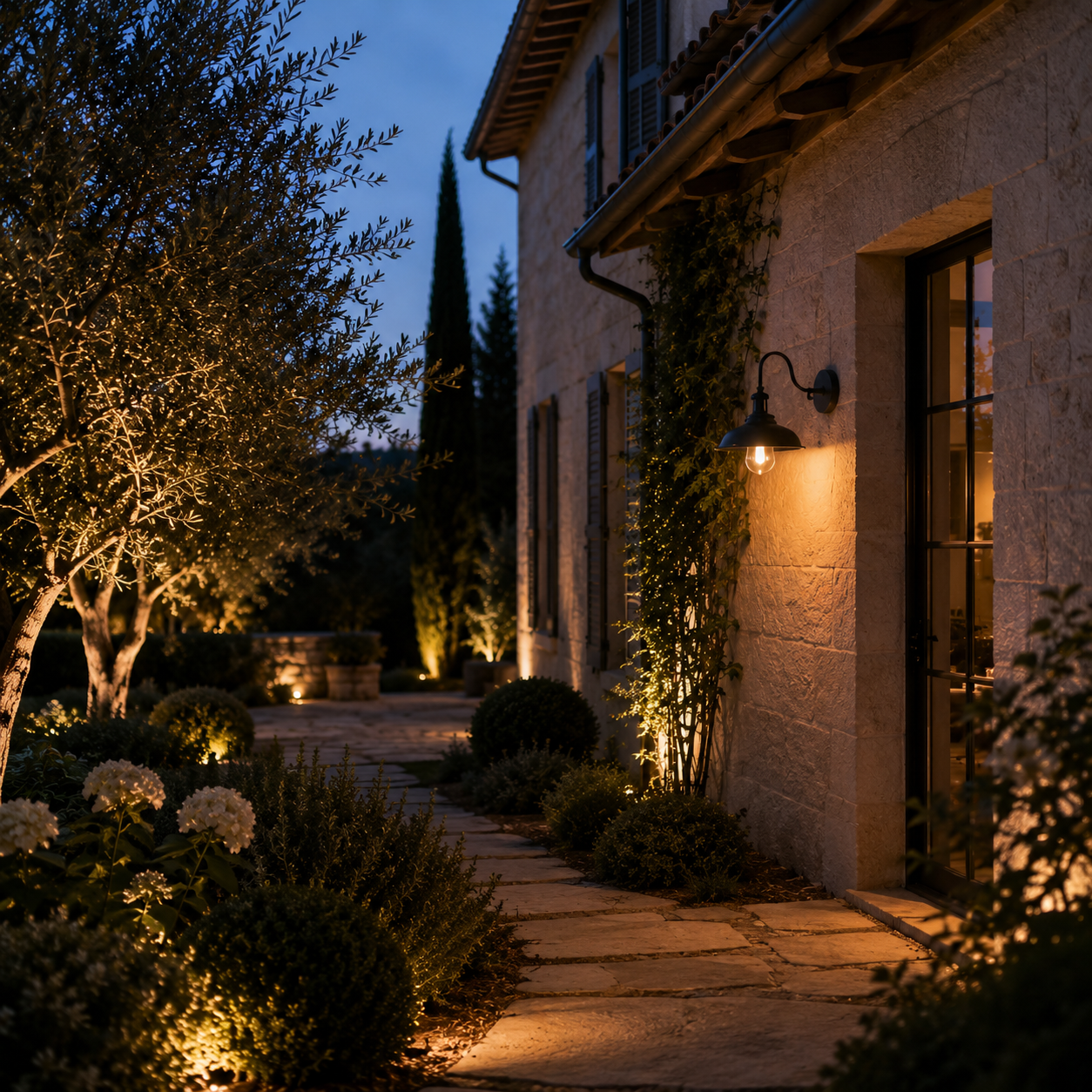 Outdoor Wall Light - Vintage Industrial Courtyard Lantern
