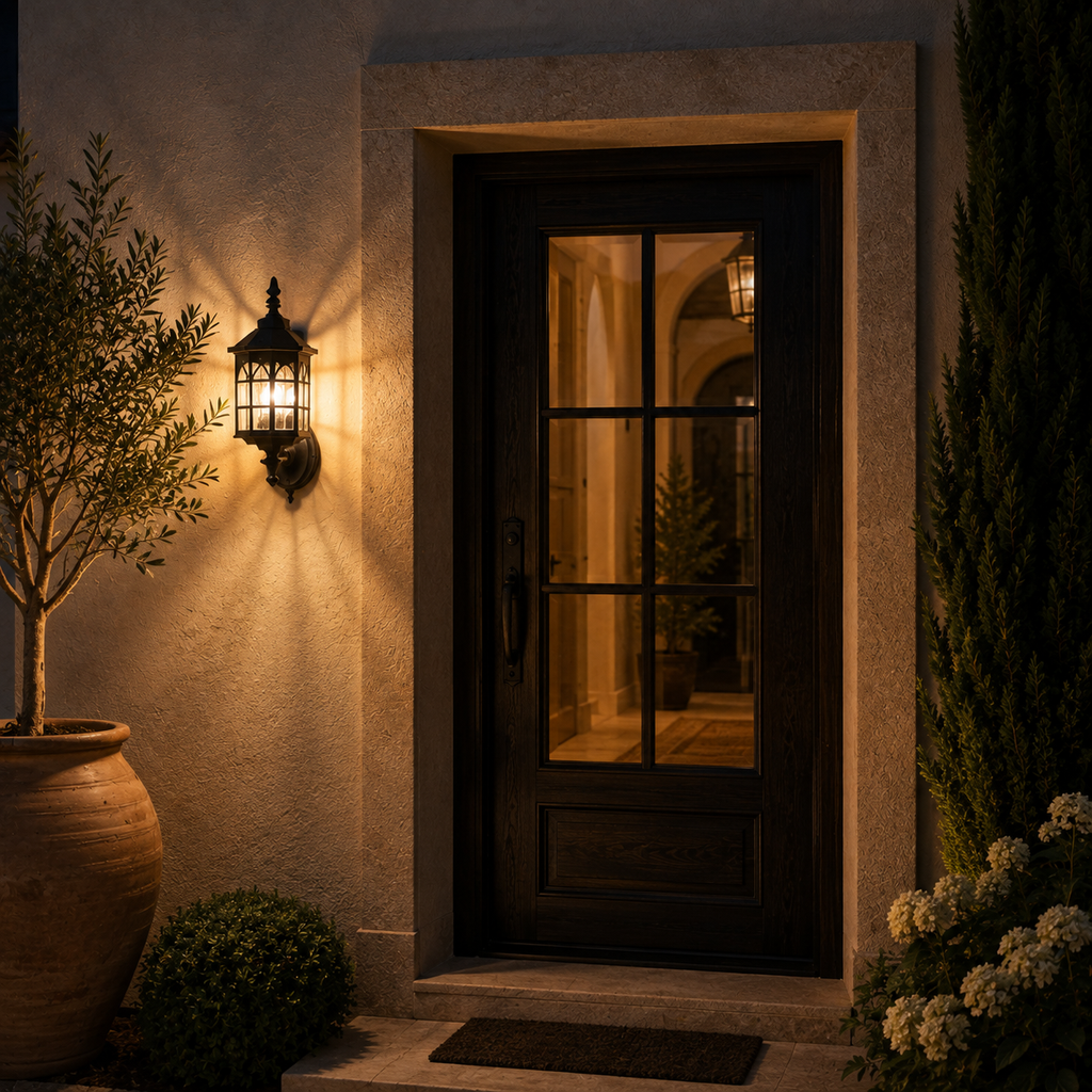 Solar Wall Light - Retro Outdoor Induction Garden Lantern
