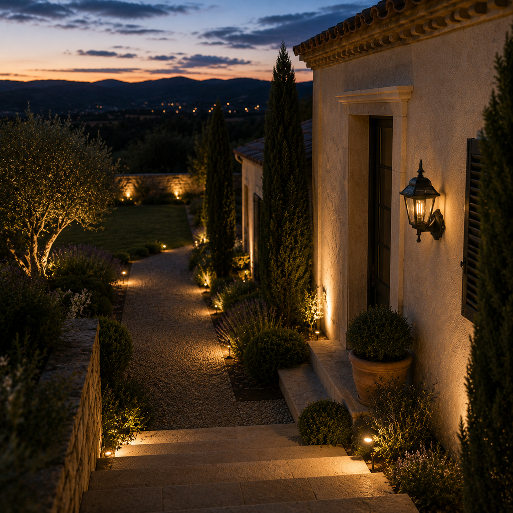 Solar Wall Light - Retro Outdoor Induction Garden Lantern