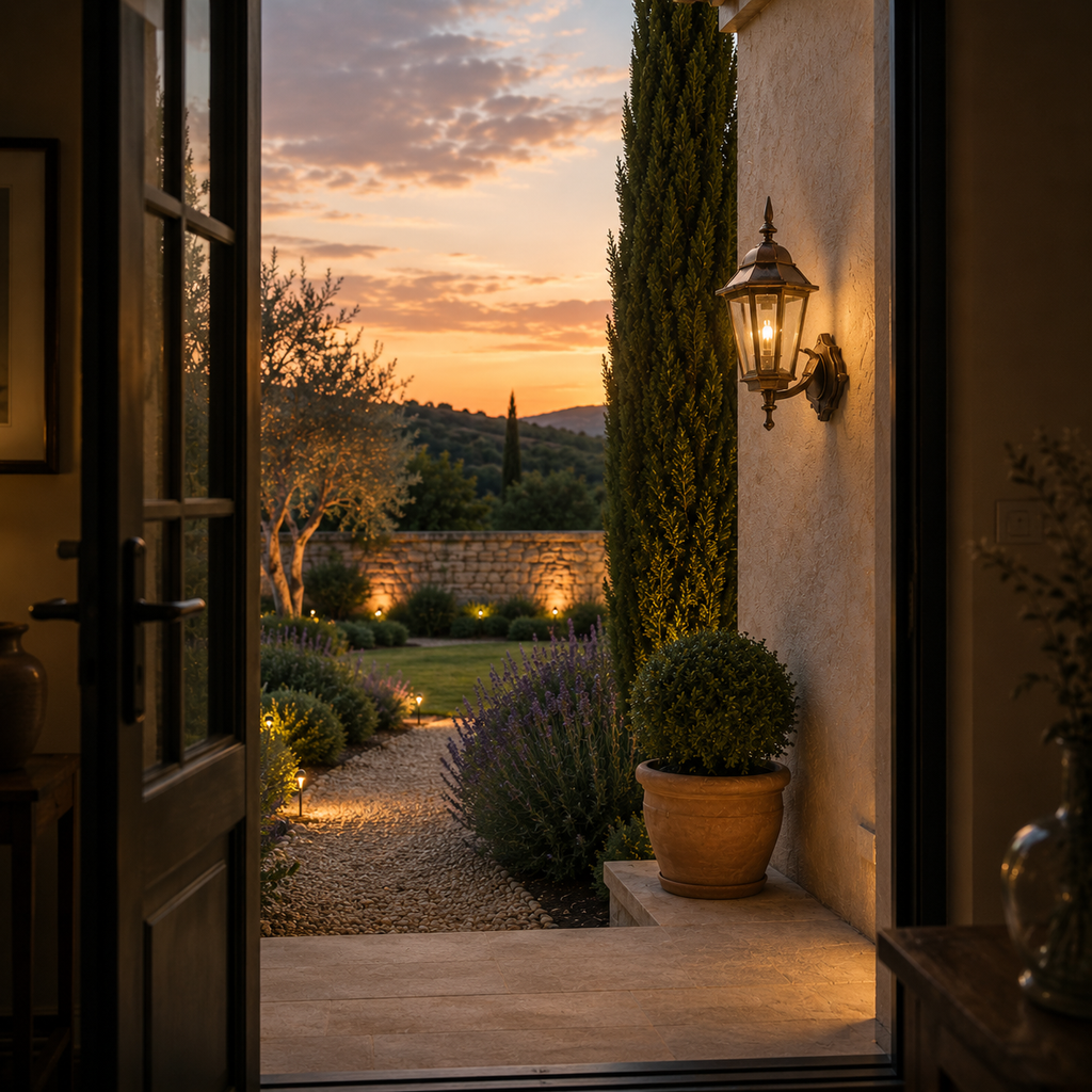Solar Wall Light - Retro Outdoor Induction Garden Lantern