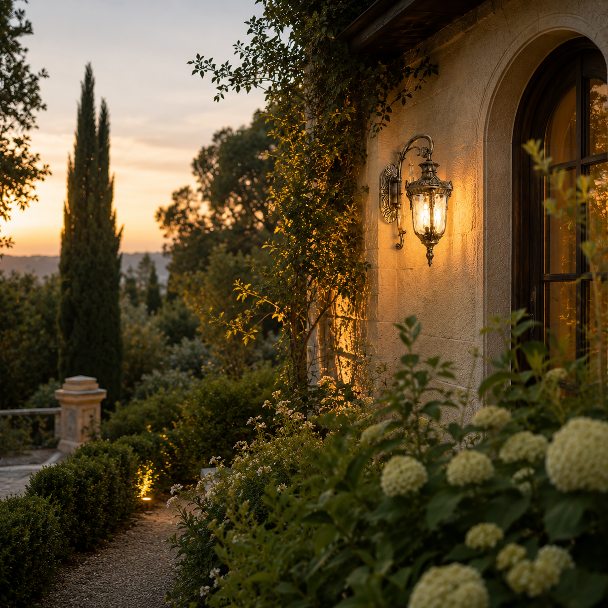 Outdoor Wall Light - Retro Garden Porch Lantern