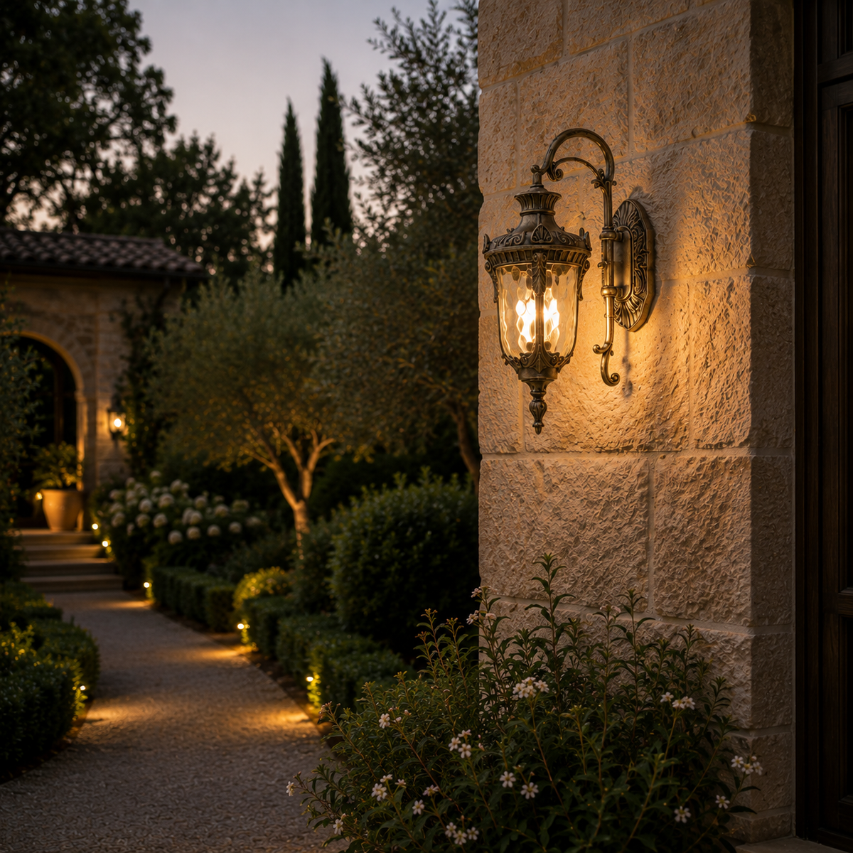 Outdoor Wall Light - Retro Garden Porch Lantern
