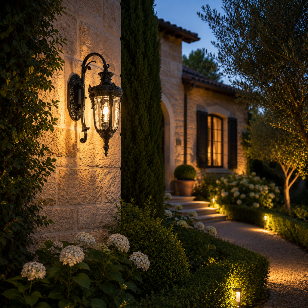 Outdoor Wall Light - Retro Garden Porch Lantern