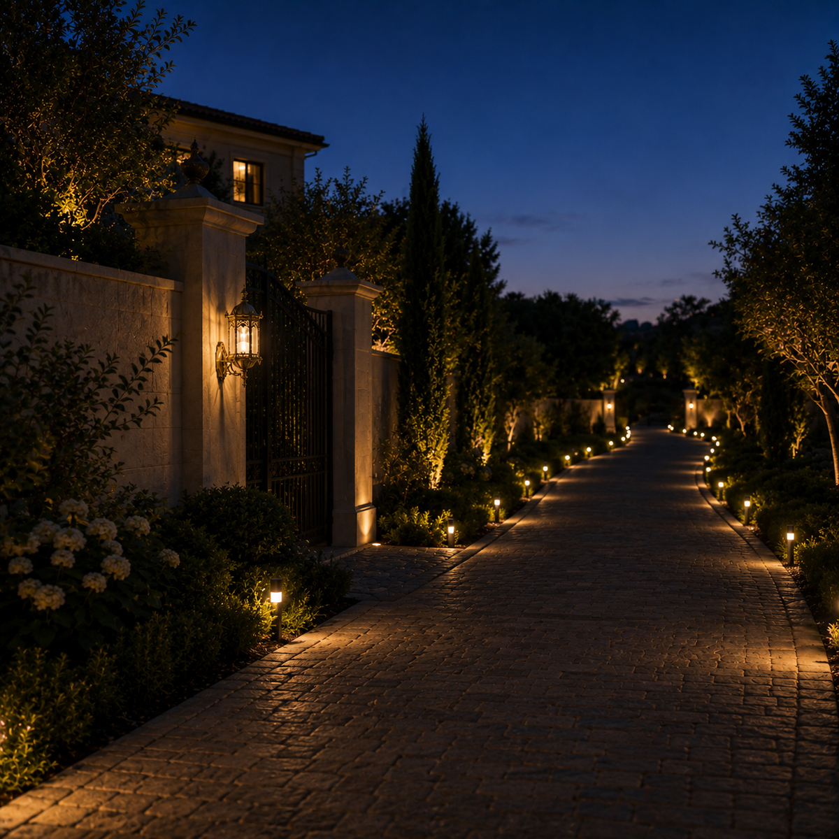 Outdoor Wall Light - Retro E27 Garden Gateway Lantern