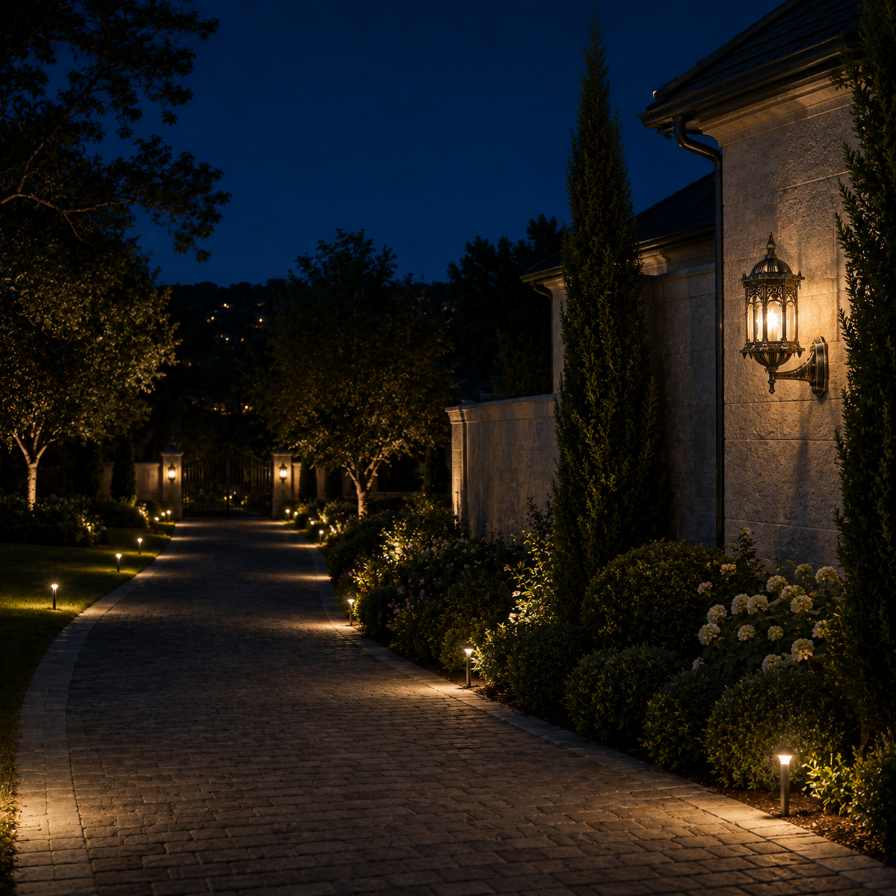 Outdoor Wall Light - Retro E27 Garden Gateway Lantern