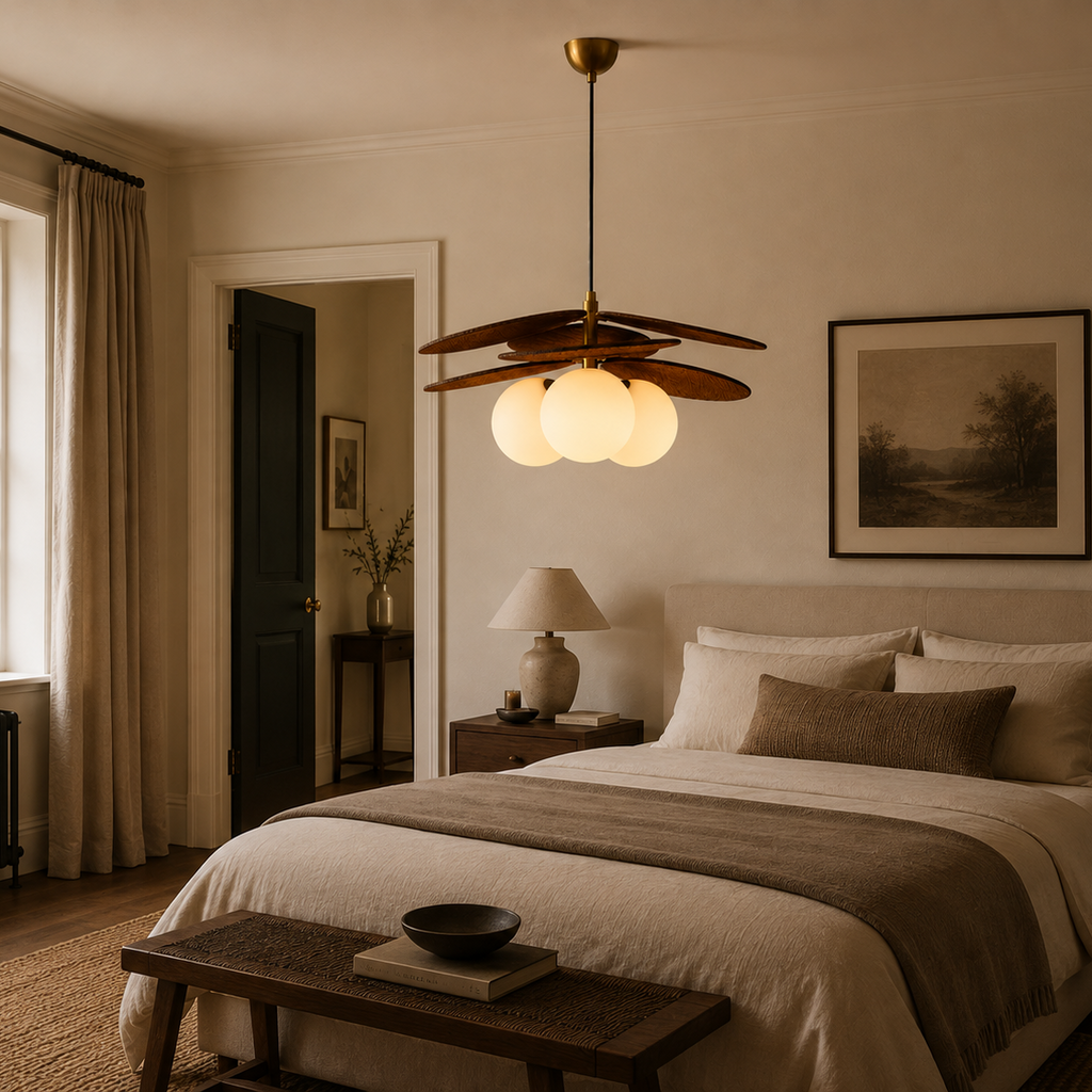 Rattan Pendant Light - Hand-Woven Cluster Light