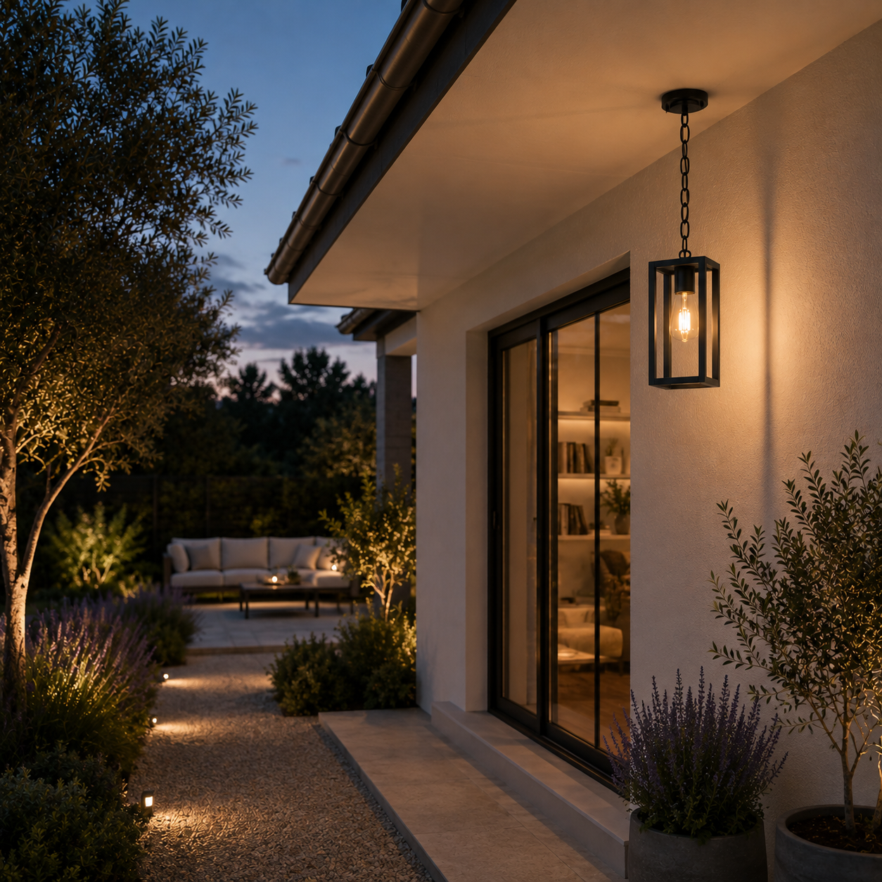 Outdoor Pendant Light - Courtyard and Porch Light