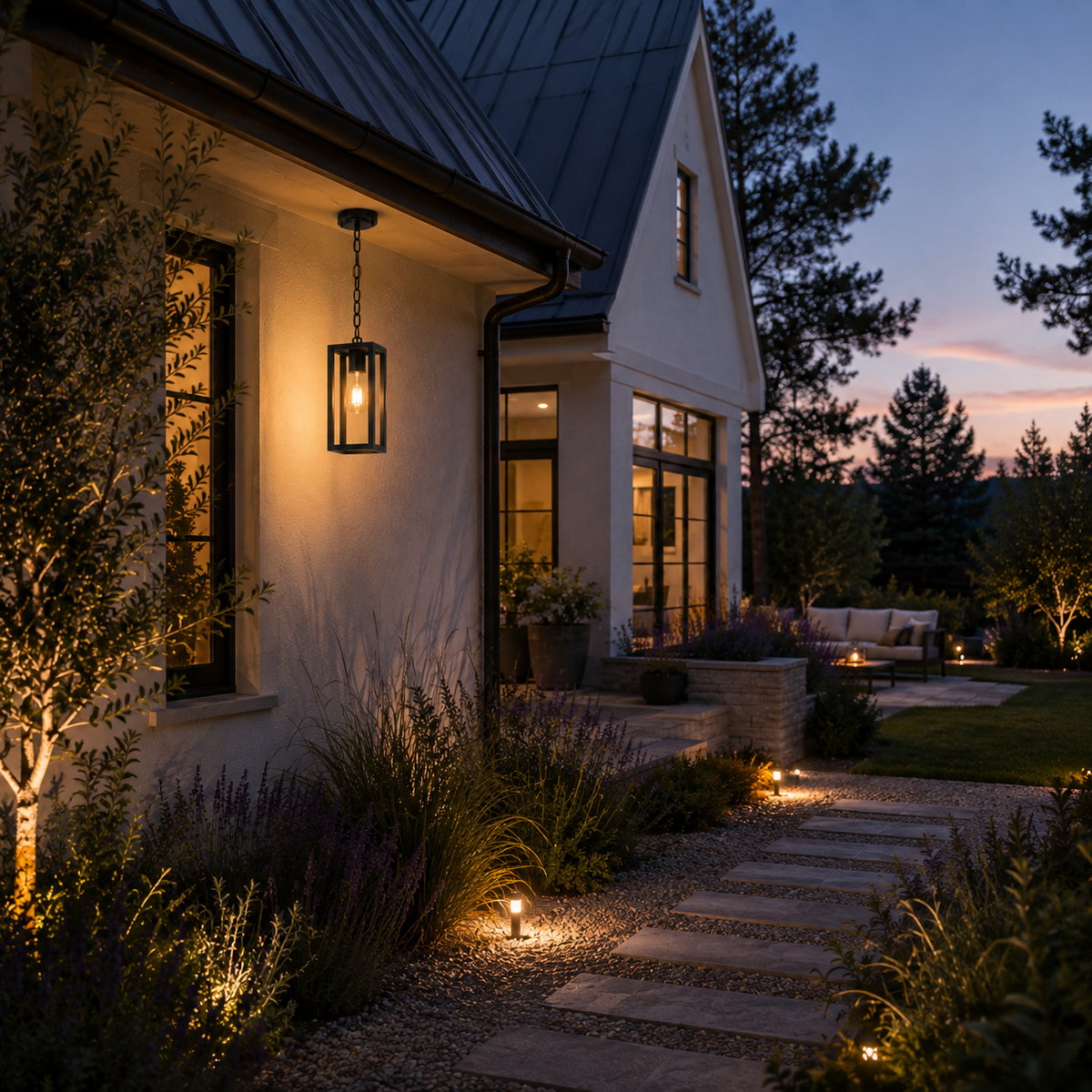 Outdoor Pendant Light - Courtyard and Porch Light