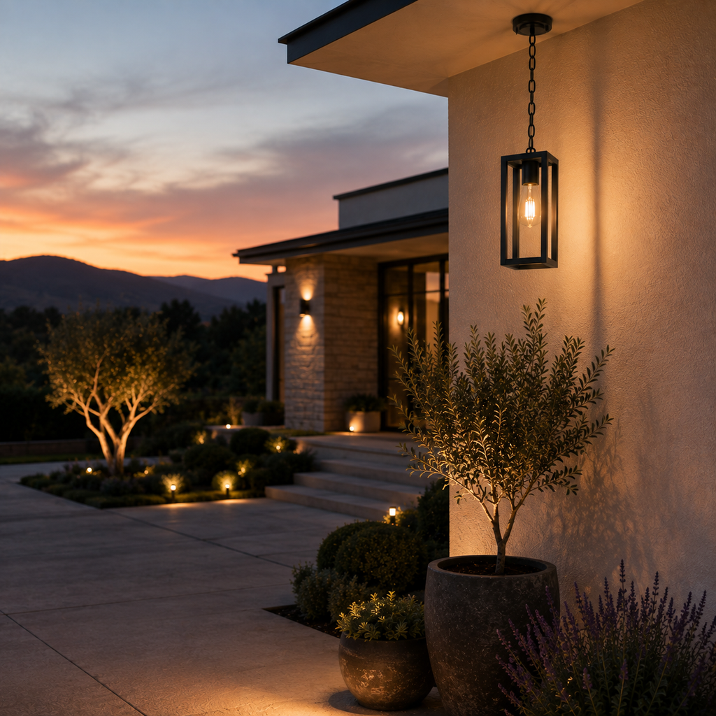 Outdoor Pendant Light - Courtyard and Porch Light
